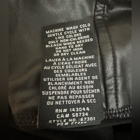 Bagatelle NYC Faux Leather Leggings Black Size S - Picture 5 of 5